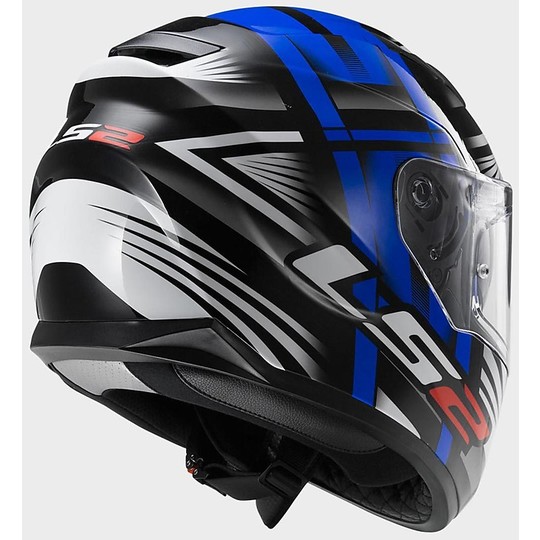 Helmet Moto Integral LS2 FF320 Stream Bang Black / Blue
