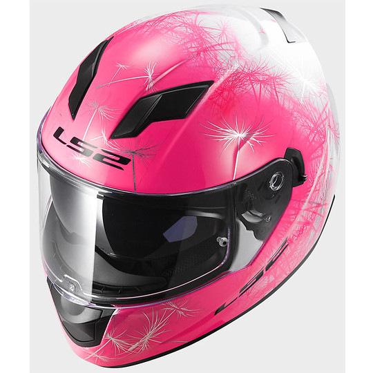 Helmet Moto Integral LS2 FF320 Stream Wind White / Fluo Pink