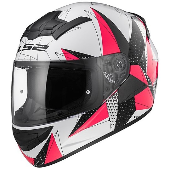 Helmet Moto Integral LS2 FF352 Brilliant White Rose