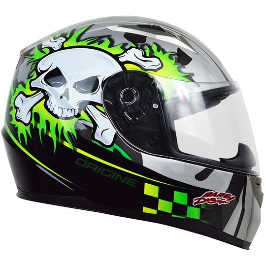Helmet Moto Integral Origin Tonale Combat Lime