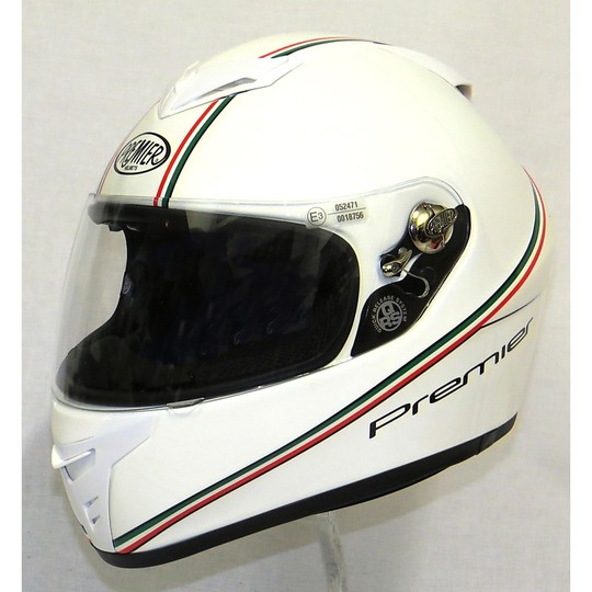 Helmet Moto Integral Premier Dragon Ages U8 White Italy