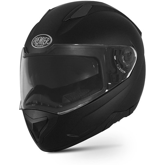 Helmet Moto Integral Premier Evoque Double Visor Matte black