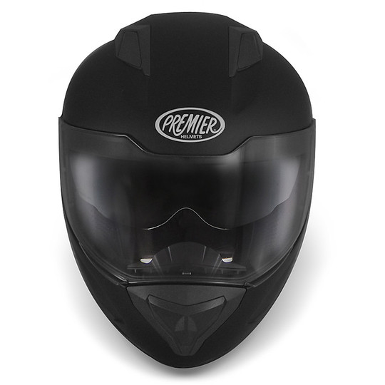 Helmet Moto Integral Premier Evoque Double Visor Matte black