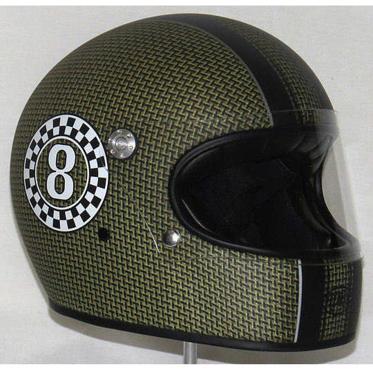 Helmet Moto Integral Premier Trophy 70 years Style Multi Eigth Carbon