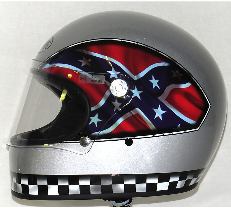 Confederate Flag Helmet
