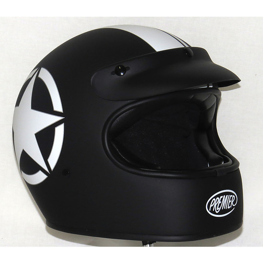 Helmet Moto Integral Premier Trophy MX 70s Style Multi PK Star 9BM