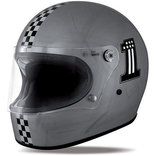 Helmet Moto Integral Premier Trophy Style 70 CK One Silver