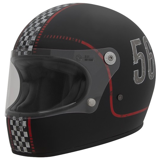 Helmet Moto Integral Premier Trophy Style 70s BM FL9