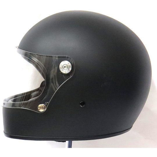 Helmet Moto Integral Premier Trophy Style 70s mono Matt Black
