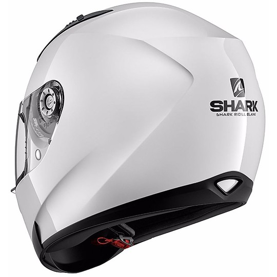Helmet Moto Integral RIDILL Blank White Shark