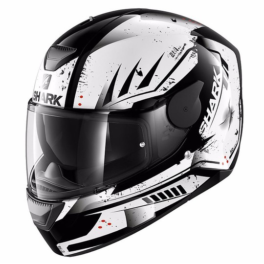 Helmet Moto Integral Shark D-skwal DHARKOV Black White