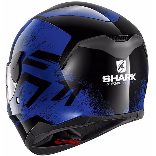 Helmet Moto Integral Shark D-skwal HIWO Black Blue