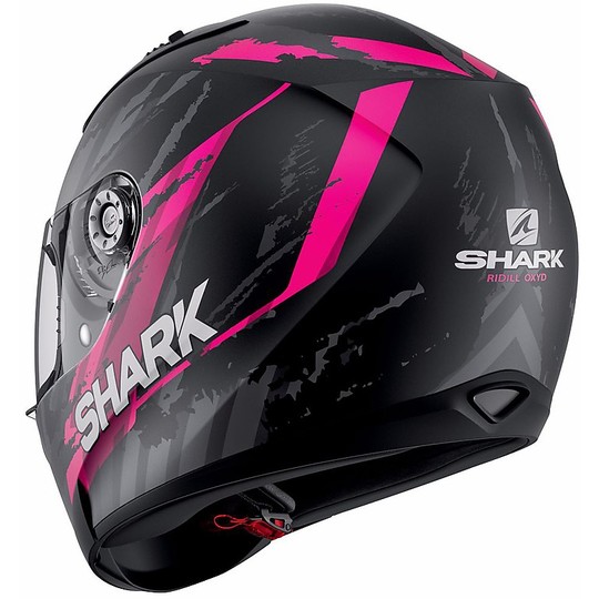 Helmet Moto Integral Shark RIDILL OXYD Mat Black Fuchsia