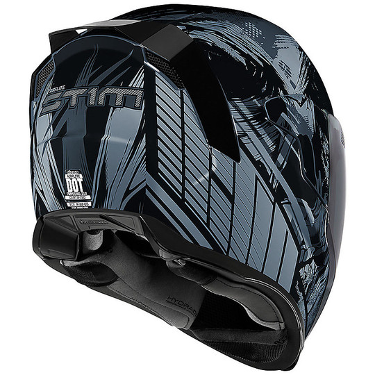 Helmet Moto Integrale Icon AIRFLITE Stim Black