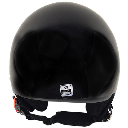 Helmet Moto Jet 3 Buttons With Frontino One Black Mold