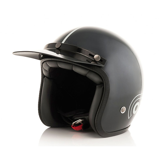 Helmet Moto Jet Acerbis Collection OTTANO Gray