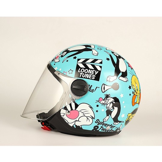 Helmet Moto Jet Child BHR 713 Warner Bros Cat Sylvester