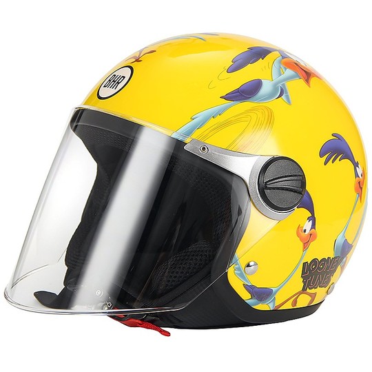 Helmet Moto Jet Child BHR 713 Warner Bros Road Runner With Visor