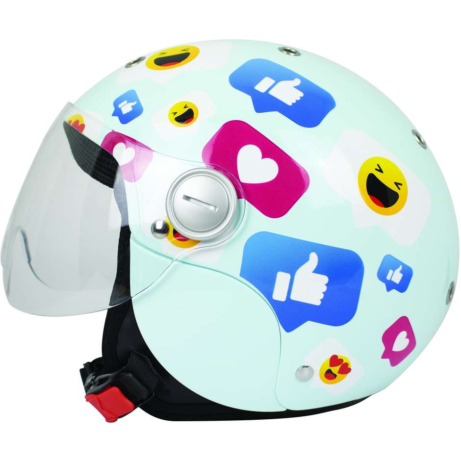 Helmet Moto Jet Child Bhr 816 Baby Celeste Social Network