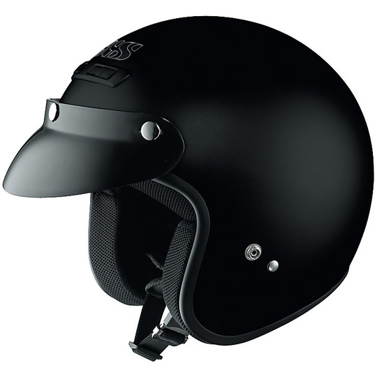 Helmet Moto Jet Custom IXS HX 104 Black