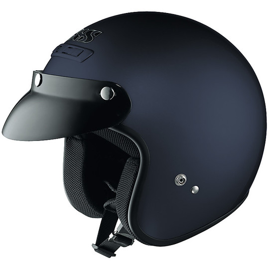 Helmet Moto Jet Custom IXS HX 104 Matt Black