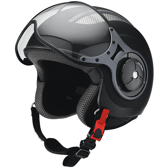 Helmet Moto Jet Custom IXS HX 86 Matt Black