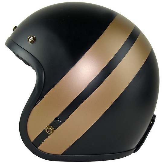 Helmet Moto Jet Custom Origin PRIMO JACK Bronze Matt Black