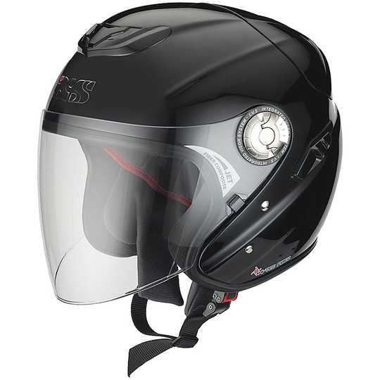 Helmet Moto Jet Double Visor IXS HX 91 Black