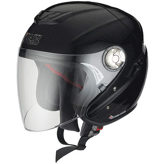 Helmet Moto Jet Double Visor IXS HX 91 Matt Black