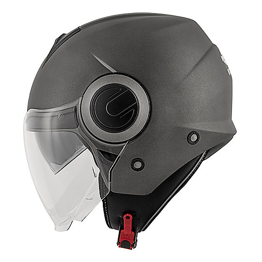 Helmet Moto Jet Double Visor Kappa KV37 OREGON Basic Matt Titanium