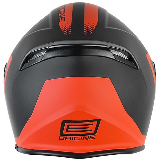 Helmet Moto Jet Double Visor Origin Palio 2.0 Flow 2.0 Black Orange