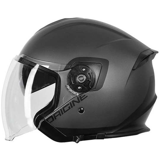 Helmet Moto Jet Double Visor Origin Palio 2.0 Flow 2.0 Black Titanium