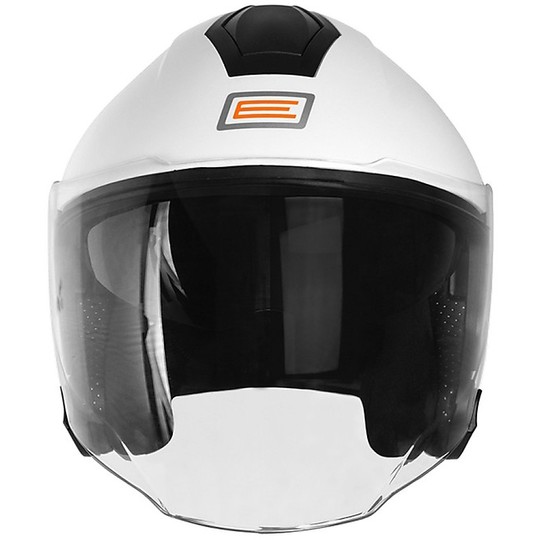 Helmet Moto Jet Double Visor Origin Palio 2.0 Solid White