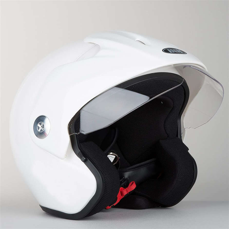 Helmet Moto Jet Ixs HX 114 White