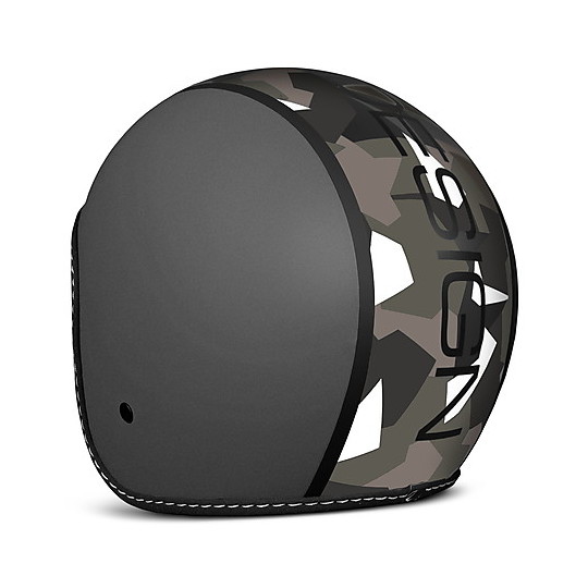 Helmet Moto Jet Momo Design Blade Titanium Opaco Frost Camouflage