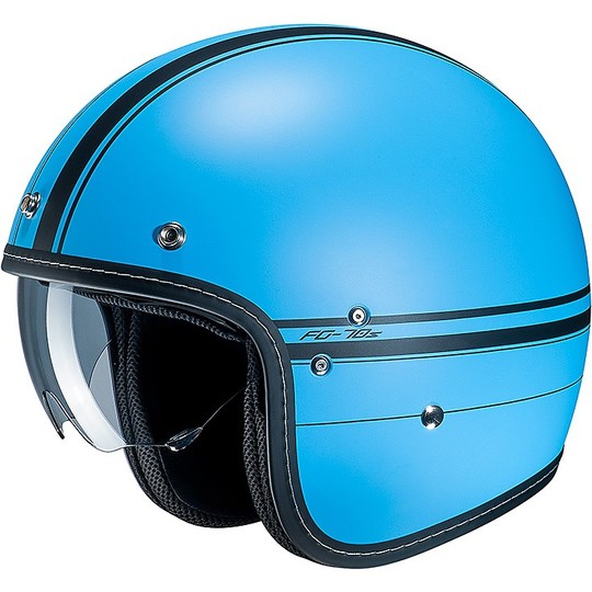 Helmet Moto Jet Vintage HJC FG-70s Landon MC2SF Blue