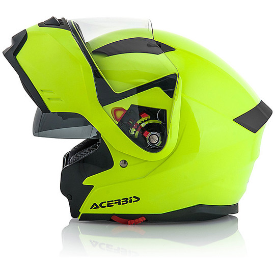 Helmet Moto Modular Acerbis Box G-348 Fluorescent Yellow