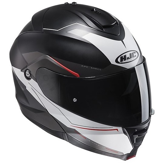 Helmet Moto Modular HJC IS-MAX 2 Double Visor Magma MC1SF