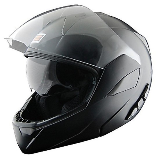 Helmet Moto Modular Origin Riviera Double Visor Dandy Gloss Black