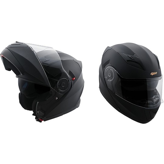 Helmet Moto Modular Ska-P 5XH ROAD Black Wheel