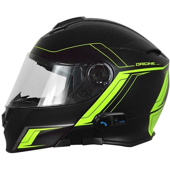 Helmet Moto Modular Source Delta with Bluetooth Integrated Motion Yellow