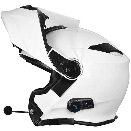 Helmet Moto Modular Source Delta with Bluetooth Integrated Titanium