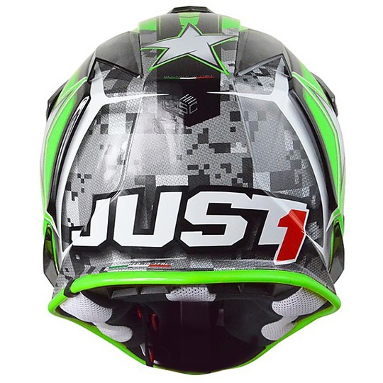 Helmet Motocross Enduro Just 1 J32 Moto X Green
