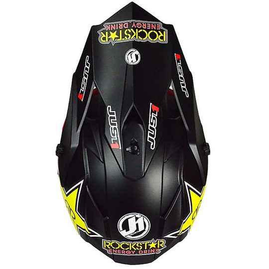 Helmet Motocross Enduro Just 1 J32 Rockstar Replica