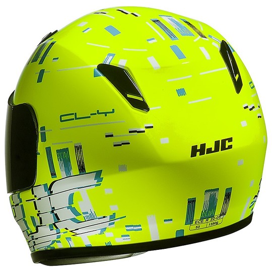 Helmet Motorcycle Integral Child HJC CL-Y Garam MC4H Yellow
