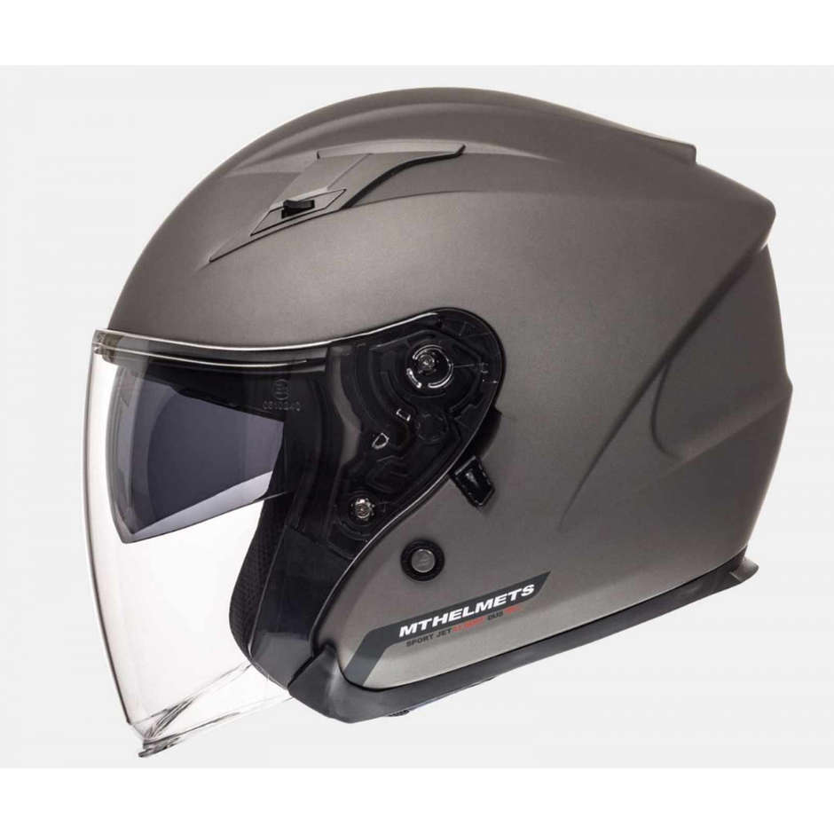 Helmet MT Helmets Avenue SV Solid Titanium Motorcycle Helmet