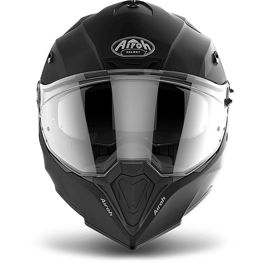 Helmet ON-OFF Motorcycle Touring Full-Face Helmet COMMANDER Color Matte Black