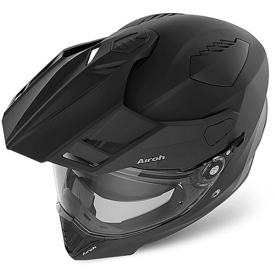 Helmet ON-OFF Motorcycle Touring Full-Face Helmet COMMANDER Color Matte Black