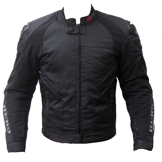 Hero Moto Jacket Fabric Technician 4 Seasons 883 Black Removable
