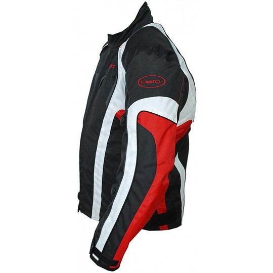 Hero Moto Jacket Fabric Technician 4 Seasons 887 Black Red